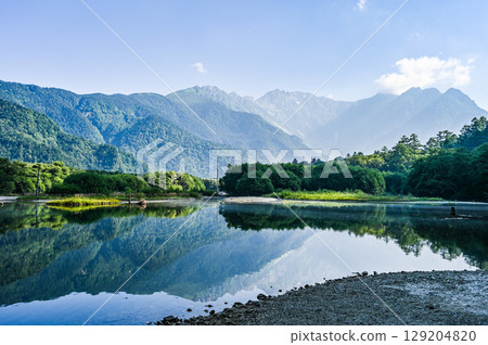 The great outdoors of Kamikochi in Matsumoto City, Nagano Prefecture 129204820