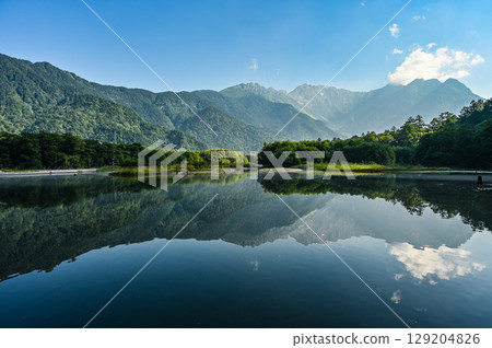 The great outdoors of Kamikochi in Matsumoto City, Nagano Prefecture 129204826