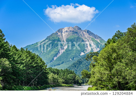 The great outdoors of Kamikochi in Matsumoto City, Nagano Prefecture 129204884