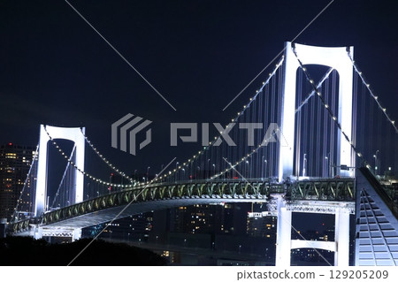 Rainbow Bridge seen from Odaiba 129205209