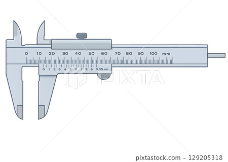 Illustration of calipers 129205318