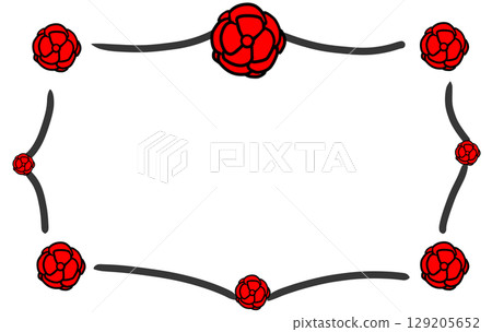 Rose material simple illustration 129205652