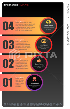 DArk Mode Infographic 129205767