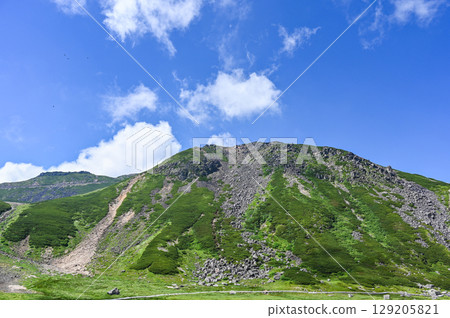 Mount Norikura in the Northern Alps of Japan 129205821