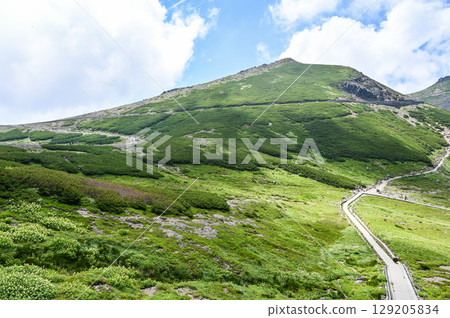 Mount Norikura in the Northern Alps of Japan 129205834