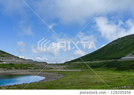 Mount Norikura in the Northern Alps of Japan 129205856