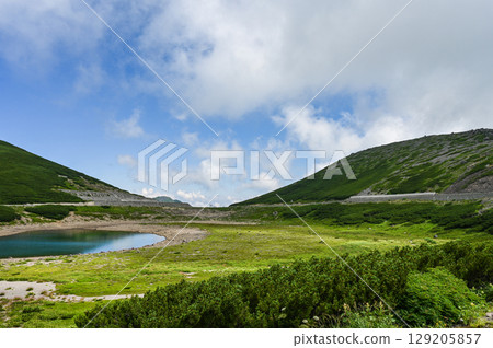 Mount Norikura in the Northern Alps of Japan Mount Norikura in the Northern Alps of Japan 129205857