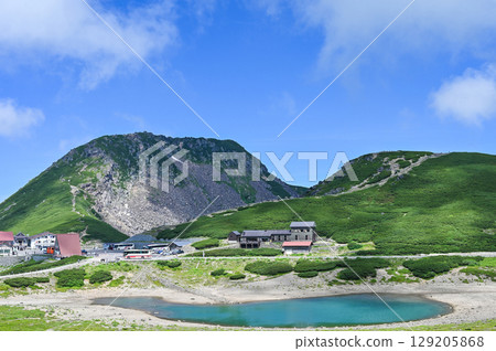 Mount Norikura in the Northern Alps of Japan Mount Norikura in the Northern Alps of Japan 129205868