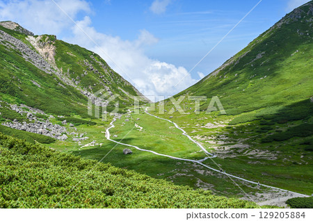 Mount Norikura in the Northern Alps of Japan 129205884