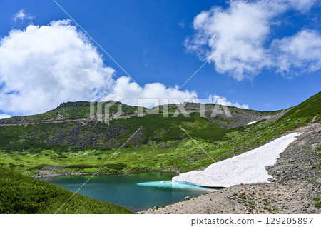 Mount Norikura in the Northern Alps of Japan Mount Norikura in the Northern Alps of Japan 129205897