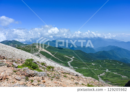 Mount Norikura in Japan's Northern Alps Mount Norikura in Japan's Northern Alps 129205982