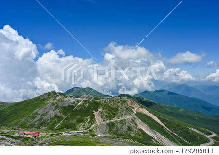 Mount Norikura in Japan's Northern Alps 129206011