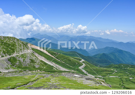 Mount Norikura in Japan's Northern Alps 129206016