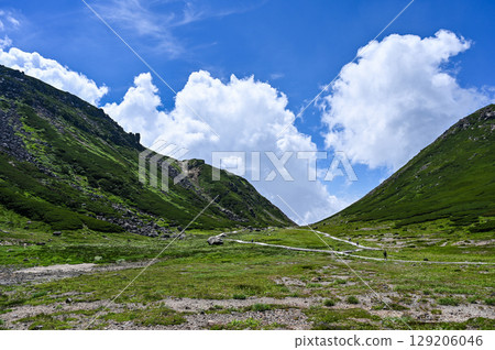 Mount Norikura in the Northern Alps of Japan Mount Norikura in the Northern Alps of Japan 129206046