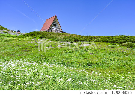 Mount Norikura in the Northern Alps of Japan 129206056