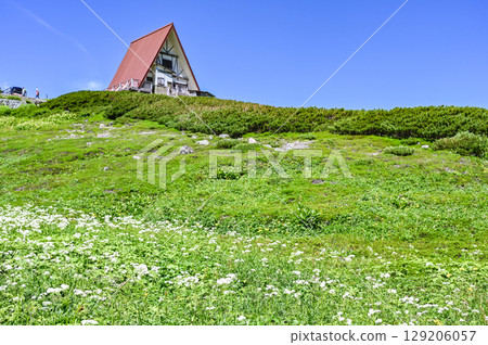 Mount Norikura in the Northern Alps of Japan 129206057