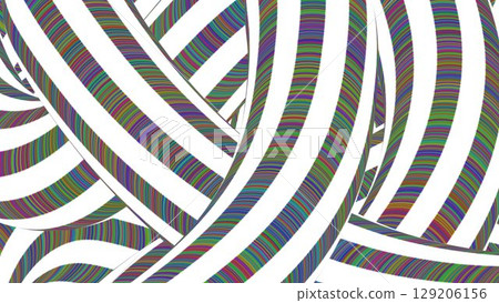Monochrome striped line wavy marker background, pop retro wave shape line material Monochrome striped line wavy marker background, pop retro wave shape line material 129206156