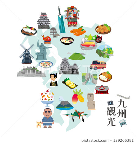 九州的旅遊景點和當地美食 129206391