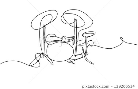 Drum set 129206534