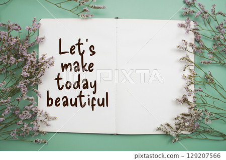 Let's Make today text message motivational and inspiration quote 129207566