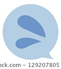 情緒表達言語泡沫汗水沖刷無主線顏色向量插圖 129207805