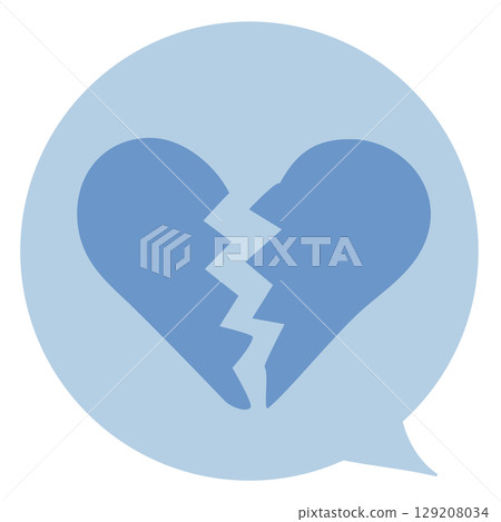 情緒表達氣泡、心碎、震驚、無主線、顏色、向量插圖 情緒表達氣泡、心碎、震驚、無主線、顏色、向量插圖 129208034