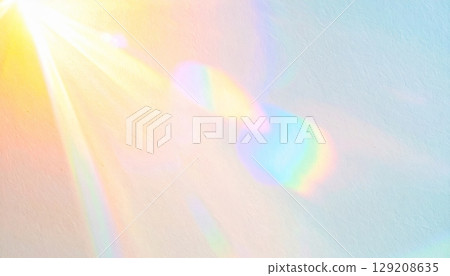 Abstract rainbow waves with soft, blurred light create a colorful backdrop and fluid motion Abstract rainbow waves with soft, blurred light create a colorful backdrop and fluid motion 129208635