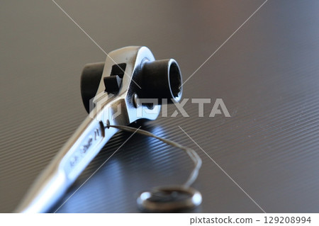 Double-ended ratchet wrench - Ratchet wrench for scaffolders Double-ended ratchet wrench - Ratchet wrench for scaffolders 129208994