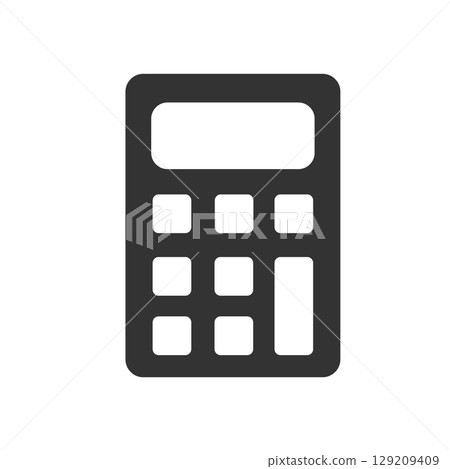 計算器簡單圖示（會計、簿記、估算） 129209409