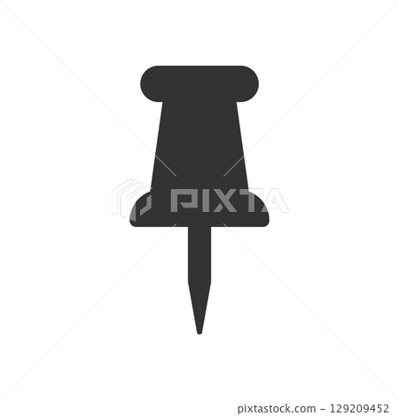 Thumbtack icon vector illustration 129209452