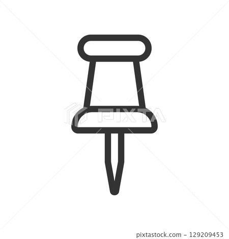 Thumbtack icon vector illustration 129209453