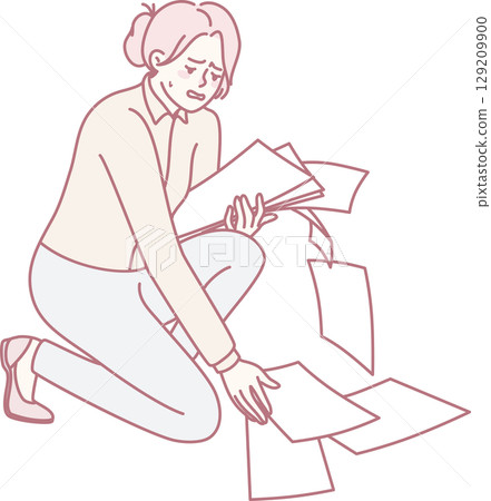 Feeling overwhelmed and buried under a mountain of paperwork A very frustrating moment Feeling overwhelmed and buried under a mountain of paperwork A very frustrating moment 129209900