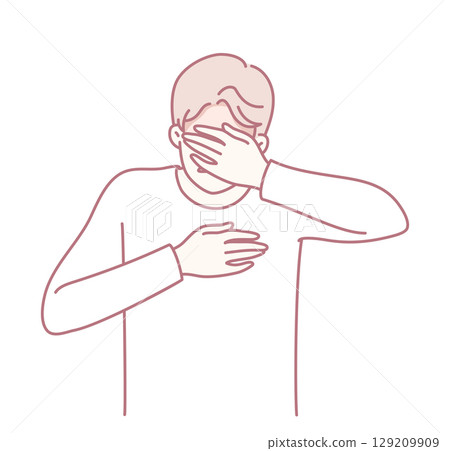 The Emotional Expression of a Distressed Young Person Reflects Their Inner Turmoil and Struggles 129209909
