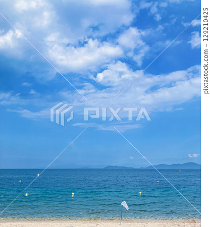 Bug net and summer beach Bug net and summer beach 129210425
