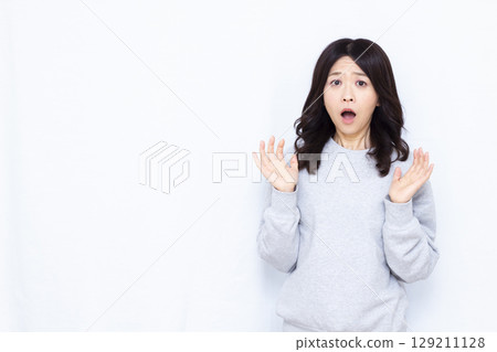 驚訝的女人 129211128