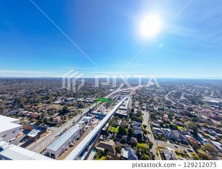 North East Link Under Construction in Melbourne Australia 129212075