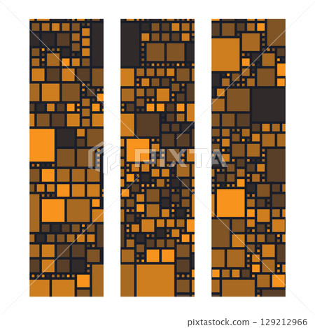 Blockchain wide skyscraper banner ad. Web3 and cryptocurrency background Blockchain wide skyscraper banner ad. Web3 and cryptocurrency background 129212966