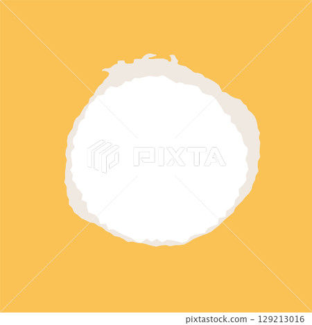 Torn paper sheet overlay. Cardboard with ripped hole Torn paper sheet overlay. Cardboard with ripped hole 129213016