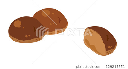 黑糖圓麵包插圖集 129213351