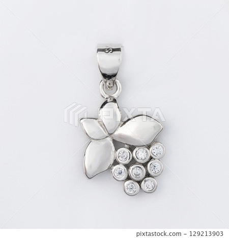 sterling silver necklace jewelry. Silver women necklace with gems 925 sterling silver necklace jewelry. Silver women necklace with gems 925 129213903
