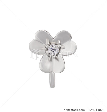 fashion gold earrings fashion stylish elegant jewelry. Golden modern earrings isolated on white background fashion gold earrings fashion stylish elegant jewelry. Golden modern earrings isolated on white background 129214873