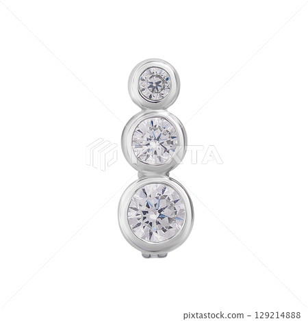 fashion gold earrings fashion stylish elegant jewelry. Golden modern earrings isolated on white background fashion gold earrings fashion stylish elegant jewelry. Golden modern earrings isolated on white background 129214888
