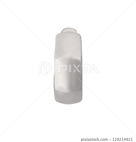 fashion gold earrings fashion stylish elegant jewelry. Golden modern earrings isolated on white background fashion gold earrings fashion stylish elegant jewelry. Golden modern earrings isolated on white background 129214921