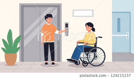 Another type of elevator/wheelchair assistance 129215237