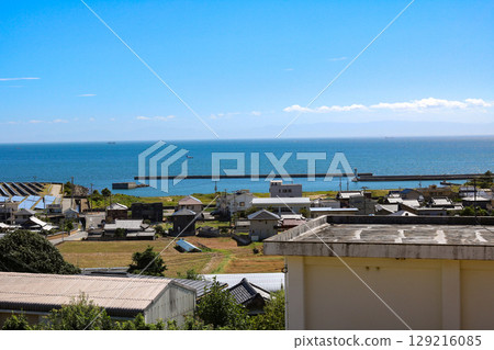 Photo material Sky and sea 129216085