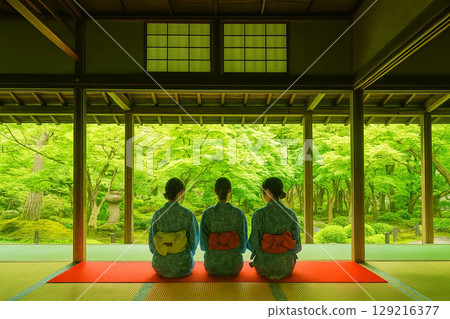 Shoko-ji寺廟框架庭院Toushino庭院 129216377