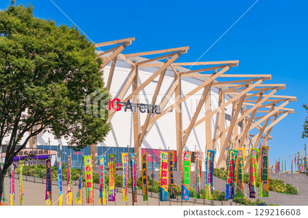 The opening sumo tournament at the IG Arena in summer, Nagoya Tournament (Nagoya City, Aichi Prefecture) 129216608