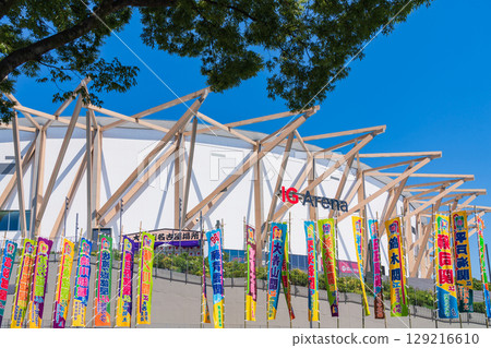 The opening sumo tournament at the IG Arena in summer, Nagoya Tournament (Nagoya City, Aichi Prefecture) 129216610