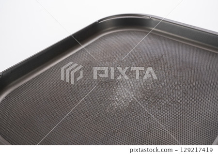 Hot plate with peeling fluorine coating Hot plate with peeling fluorine coating 129217419
