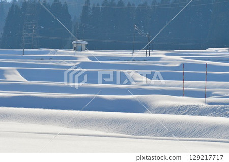 冬季鄉村風景(新潟縣) 冬季鄉村風景(新潟縣) 129217717